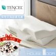 【House Door 好適家居】TENCEL天絲布3D護頸型記憶枕(11CM/2入)