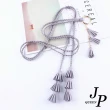 【Jpqueen】民族編織流蘇束腰絨皮腰帶(5色可選)