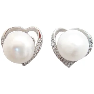 【BILLY KING 貝麗晶】天然珍珠耳環(MOMO獨賣 EP496)