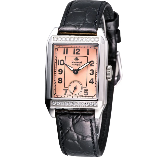 【玫瑰錶 Rosemont】戀舊系列時尚腕錶   母親節(TN002J-SP-BBK)