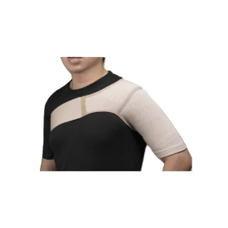 【海夫健康生活館】居家 軀幹裝具 未滅菌 居家企業 肩部固定帶 護肩 M號(H3132)