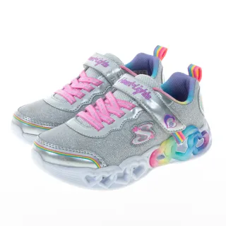 【SKECHERS】女童系列燈鞋 INFINITE HEART LIGHTS(303751LSMLT)