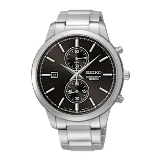 【SEIKO 精工】送禮首選_石英不鏽鋼男錶_4.2cm(SNN275P1)