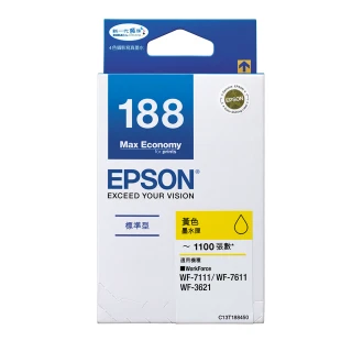 【EPSON】NO.188 原廠黃色墨水匣(T188450)