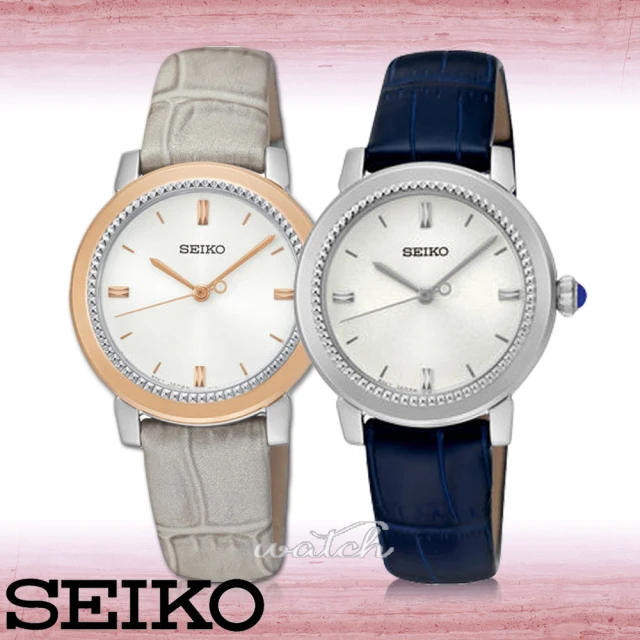 【SEIKO 精工】新品上市_簡約優雅指針型_女錶(SRZ451P1/SRZ452P1)