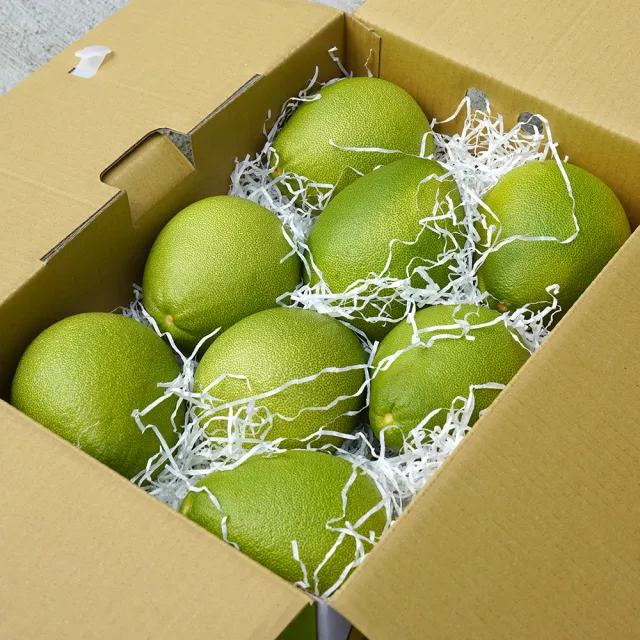 【農頭家】台南麻豆40年老欉文旦8顆5斤裝x3盒(外銷精品、頂級老欉小果、平面禮盒尊爵送禮)(中秋禮盒)