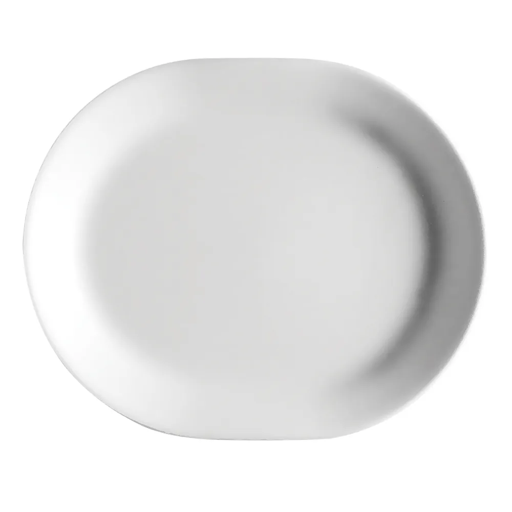 【CORELLE 康寧餐具】純白12.25吋腰子盤(611)