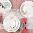【CORELLE 康寧餐具】春漾花朵6吋方形餐盤(2206)