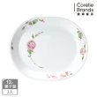 【CORELLE 康寧餐具】田園玫瑰12.25吋腰子盤(611)
