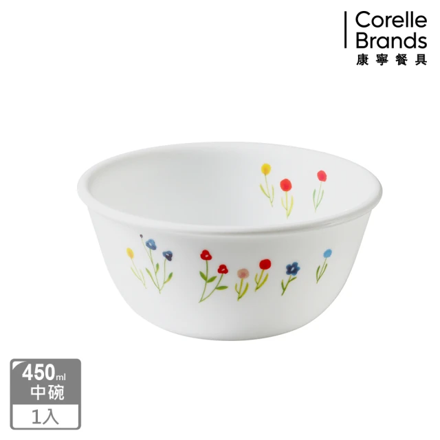 【CORELLE 康寧餐具】春漾花朵450ml中式碗(426)