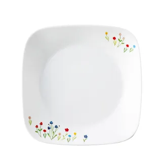 【CORELLE 康寧餐具】春漾花朵8吋方形餐盤(2211)