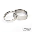 【TiMISA】簡約時尚-寬+細 純鈦對戒(雙色可選)