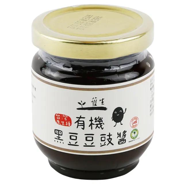 【護生】台灣原生種有機黑豆豆鼓醬180g