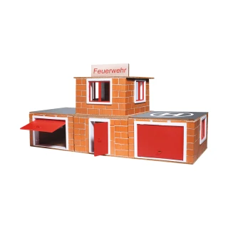 【德國 teifoc】DIY益智磚塊建築玩具-消防總署(TEI4800)