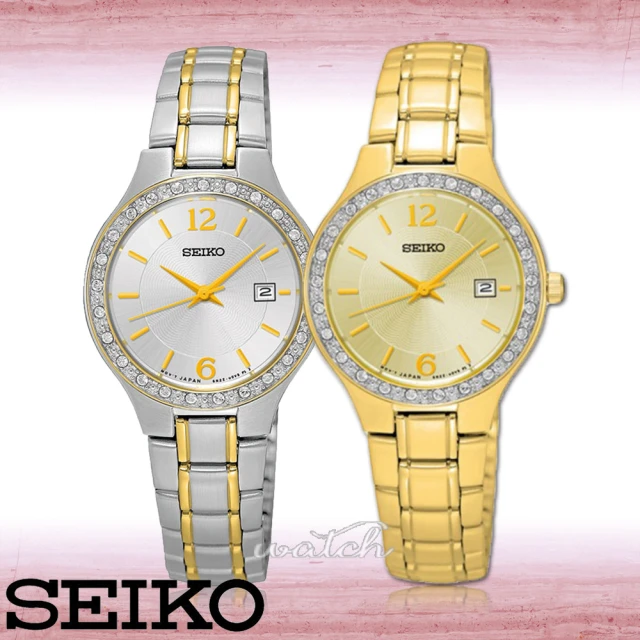 【SEIKO 精工】送禮首選-簡約優雅指針型女錶(SUR782P1/SUR783P1)