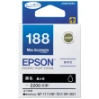 【EPSON】1黑3彩組★NO.188墨水匣組合包