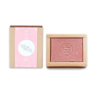 【愛草學】玫瑰果嫩白皂(無添加防腐劑、人工色素、香精)