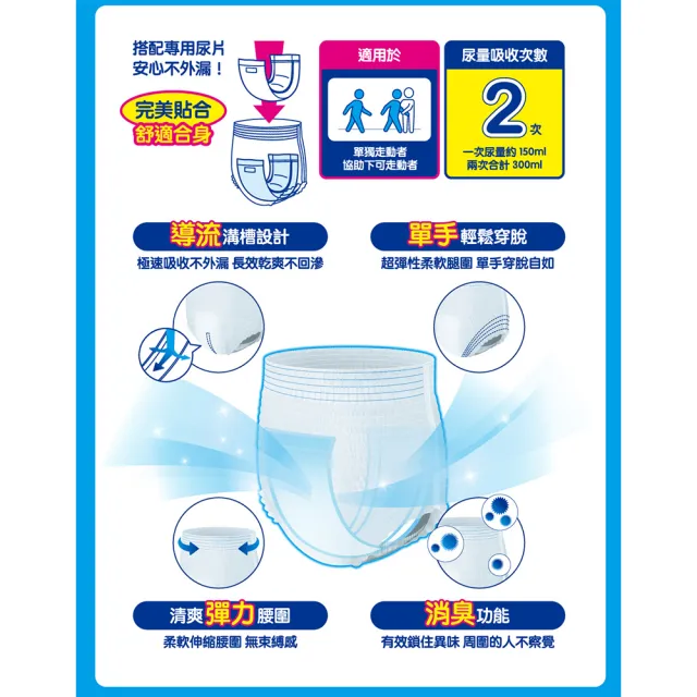 【日本大王】愛適多 超透氣舒適復健褲L_10片/包(成人紙尿褲)