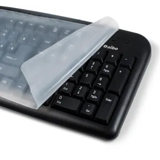 【aibo】通用型加大版 鍵盤果凍膜(標準型鍵盤適用)