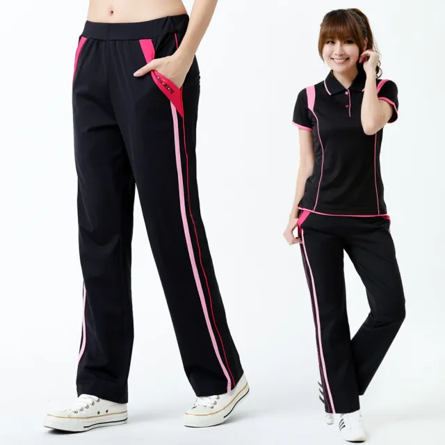 【遊遍天下】MIT台灣製女款抗UV防曬涼感吸濕排汗速乾彈性長褲(運動褲 瑜珈褲M-3L)