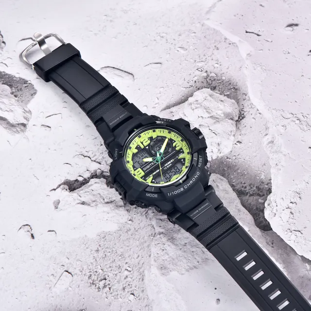 【DIGITEC】數碼科技 DA-2175T 運動硬漢多功能雙顯防水電子錶