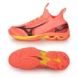 【MIZUNO 美津濃】WAVE LIGHTNING NEO 2 男排球鞋-美津濃 螢光橘黑黃(V1GA220202)