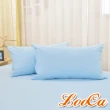【LooCa】物理防蹣防水保潔枕頭套MIT-2入(共3色-速)