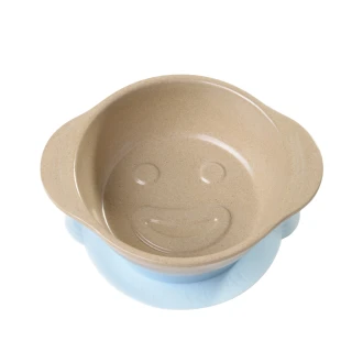 【美國Husk’s ware】稻殼天然無毒環保兒童微笑餐碗(淺藍色)