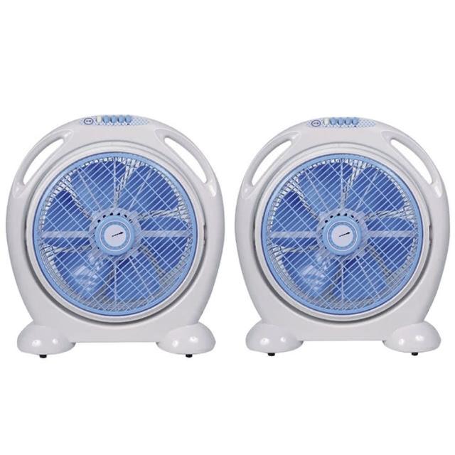 【雙星】14吋手提涼風箱型扇(TS-1466/兩入組)