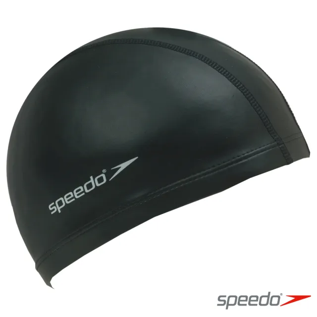 【SPEEDO】成人 合成泳帽 Ultra Pace(黑)