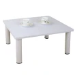 【美佳居】寬60x深60/公分-和室桌/休閒桌/矮桌-素雅白色(三款腳座可選)