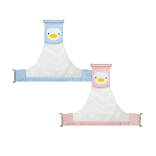 【PUKU藍色企鵝】可調式沐浴網(水色/粉色)