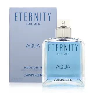 【Calvin Klein 凱文克萊】CK Eternity Aqua 永恆之水男性淡香水 EDT 200ml(平行輸入)