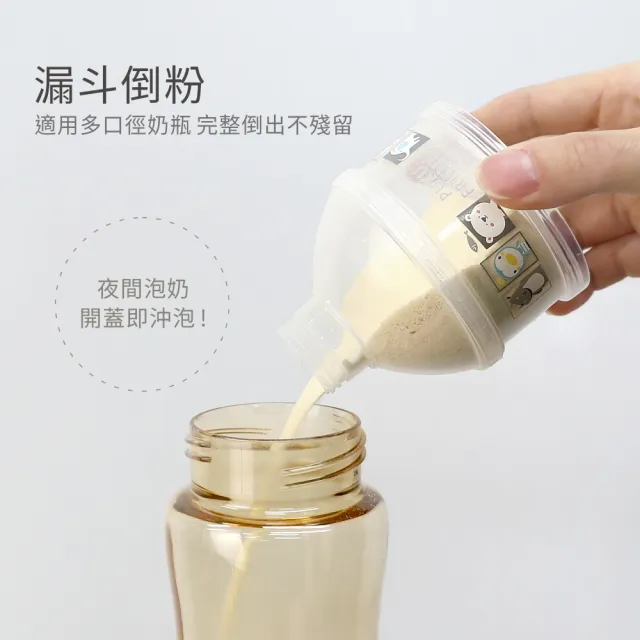 【PUKU 藍色企鵝】泡泡糖三層奶粉盒