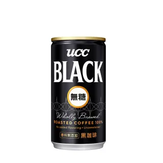 【UCC】BLACK無糖咖啡185g x30入/箱