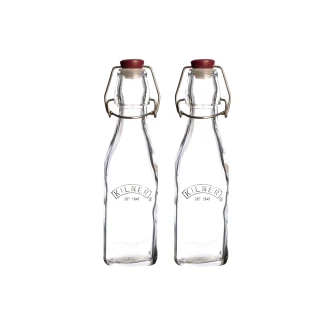 【KILNER】式密封玻璃瓶/醬料瓶250ml(二入組)