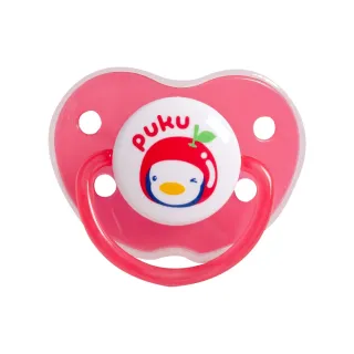 【PUKU藍色企鵝】水果拇指型較大安撫奶嘴(粉色)