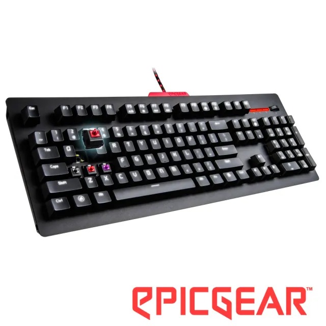 【EPICGEAR】DEFIANT 戰魔者機械式鍵盤-灰軸中文