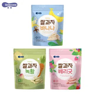 【韓國 BEBECOOK】智慧媽媽米棒-3包入(贈愛心濃濃優格塊*1包)