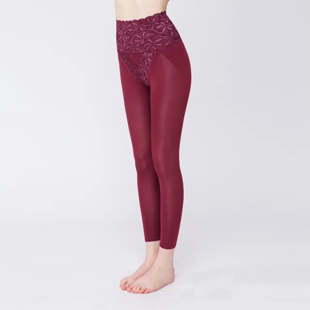 【矜蘭妃】法式精品蠶絲纖腿加壓褲(經典三色)