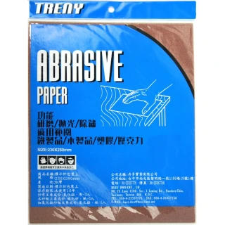 【TRENY】砂紙100-5入