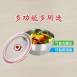 【鵝頭牌】台灣製造#304不鏽鋼保鮮調理盒/鍋(17cm / 1.4L 可直火烹煮)