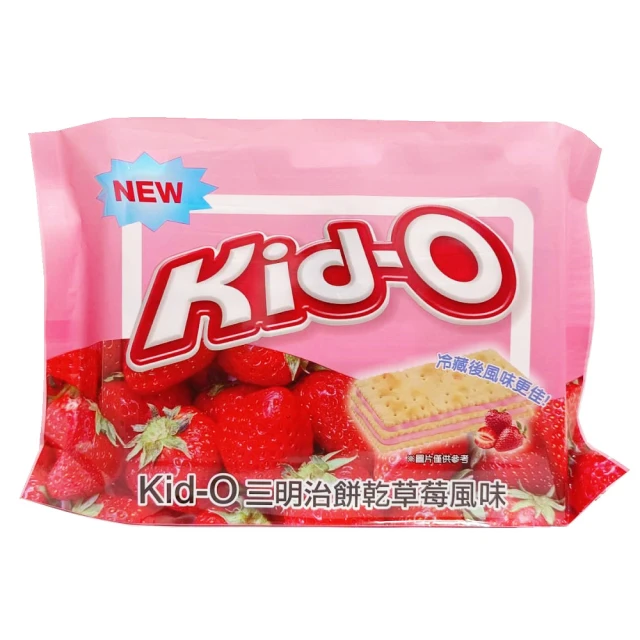 Kid-O 三明治餅乾-草莓風味(340g)