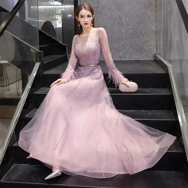 【女神婚紗禮服】高端時尚奢華鑲鑽宴會晚禮服 PLGZ-125 1923酒紅色(晚宴服 派對)