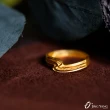 【JING YANG 晶漾】黃金男戒指 黃金漣漪(1.18錢±0.05錢)
