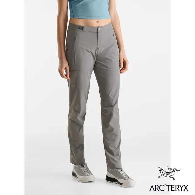 【Arcteryx 始祖鳥官方直營】女 Gamma 輕量軟殼長褲(太空灰)