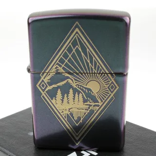 【Zippo】美系~Outdoor Design-戶外山林圖案設計打火機