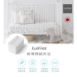 【kushies】純棉棉絨嬰兒床床包 71x132cm(粉色系列 - 床墊厚度25cm)