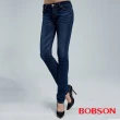 【BOBSON】女款超彈力小直筒褲(8035-53)