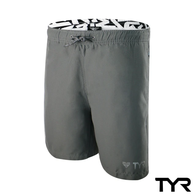 【美國TYR】男款透氣慢跑短褲 Bentley Shorts Gray(台灣總代理)